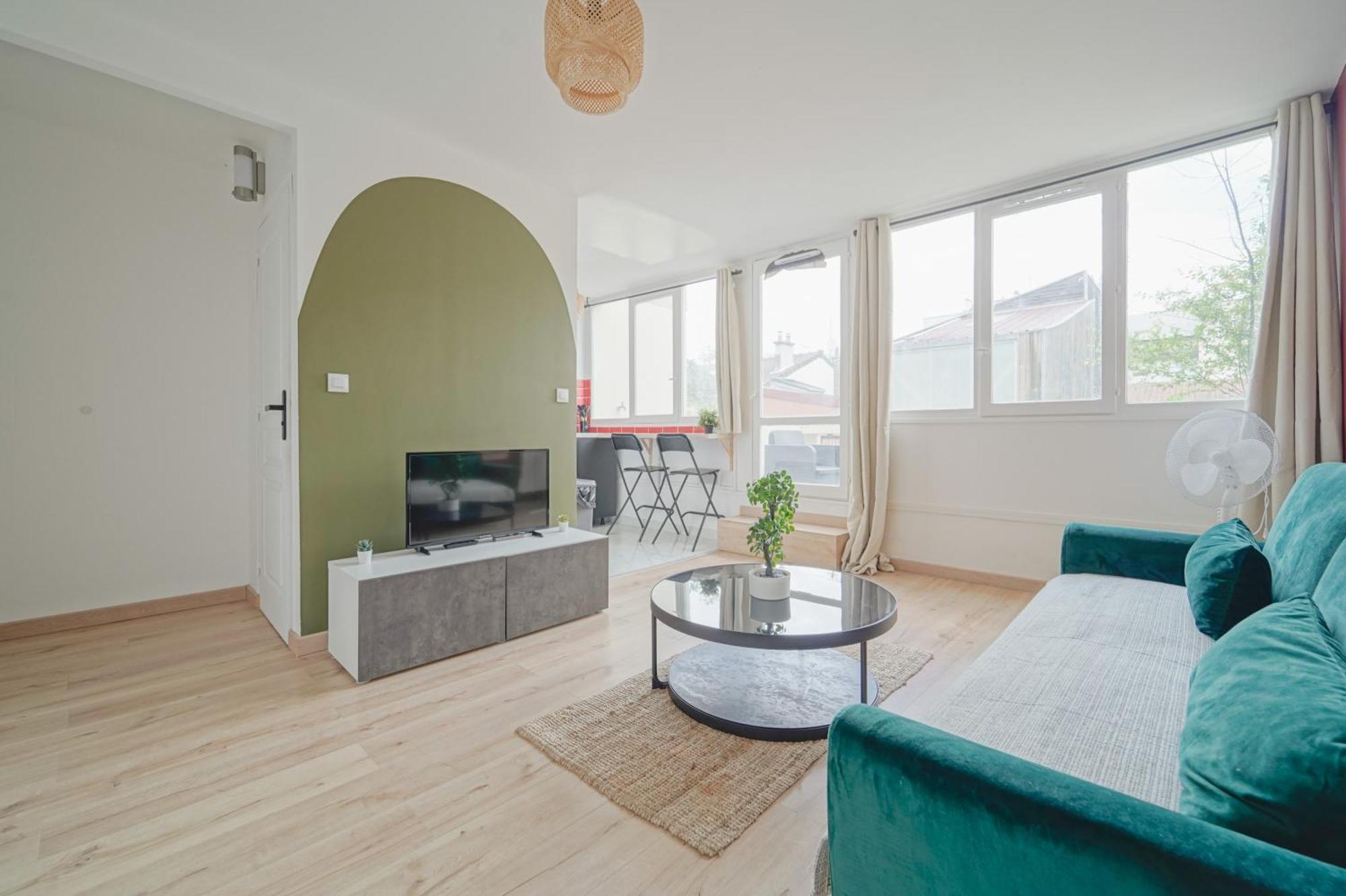 Complete 1Br With Balcony Only 5 Min. On Foot To Metro By Doorman Διαμέρισμα Saint-Ouen  Εξωτερικό φωτογραφία